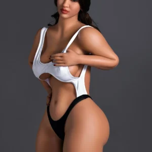 Immerse yourself in the lifelike experience offered by the TPE Chubby Sex Doll 156cm Kama.