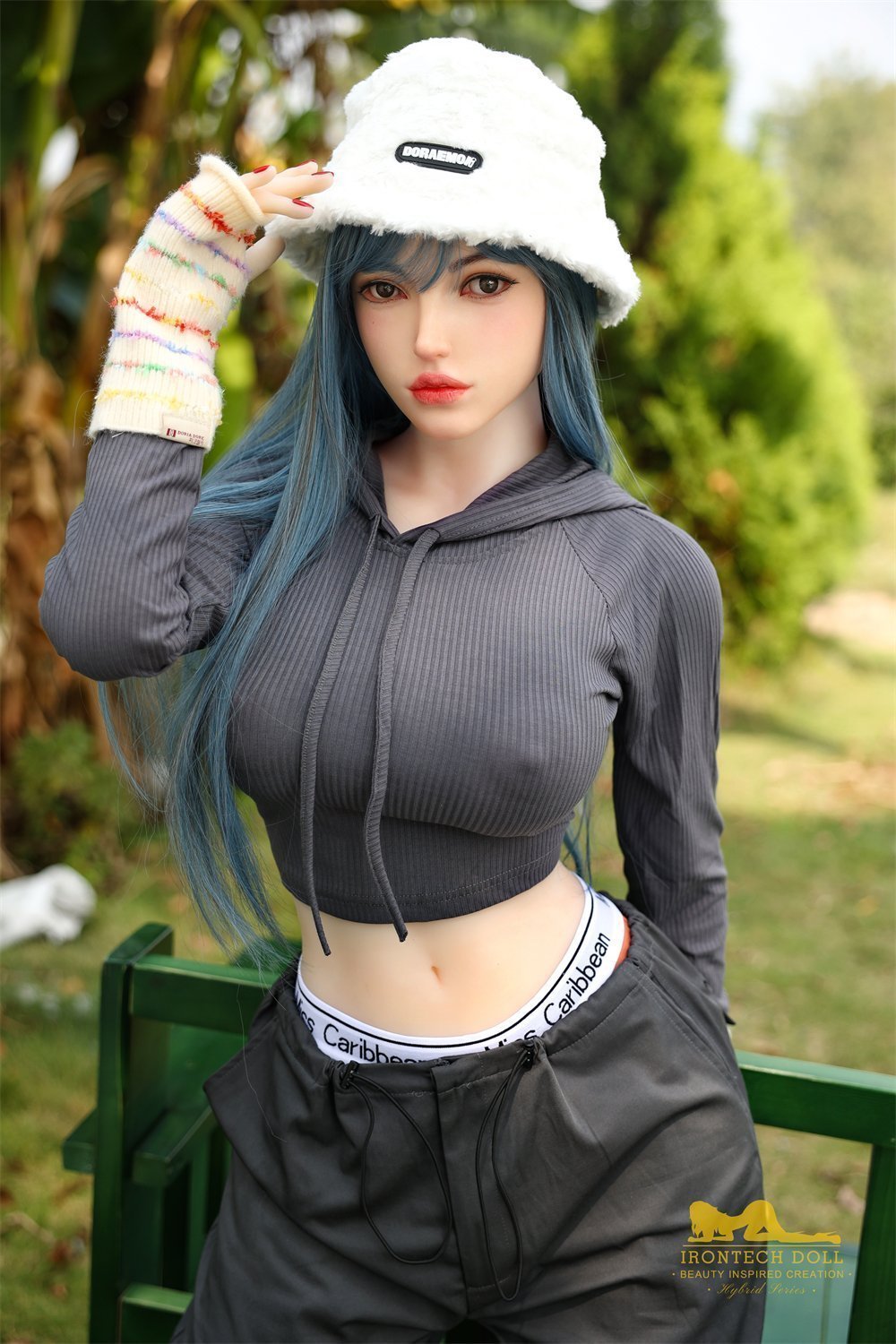 Blue Hair Sex Doll 159cm Plus S41 Joline Meet Blue Hair Sex Doll Joline