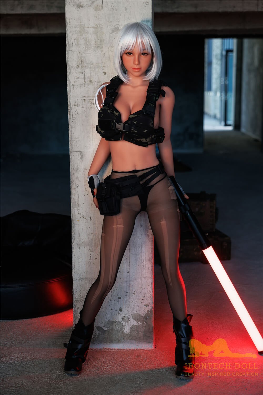 167cm Asian TPE Doll Miki Miki is always a charming girl. This time she wants to cosplay a sword. Will you like to have fun with her?