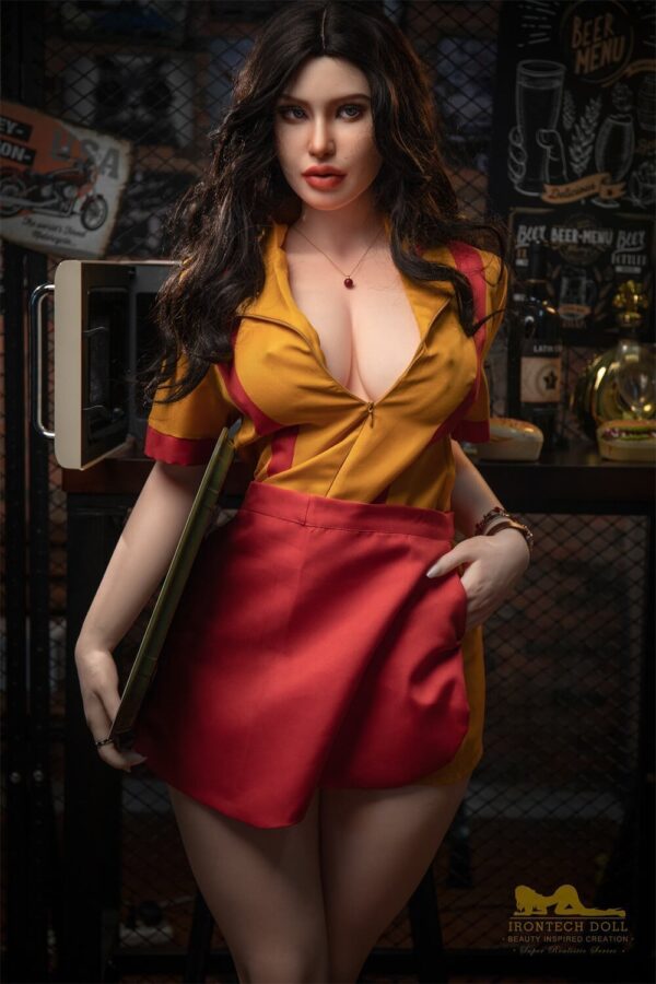 2 Broke Girls Cosplay Sex Doll. Realistic cosplay Max Black sex doll by  doll. Made of Silicone