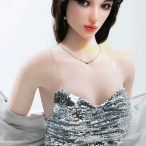 Introducing the epitome of delicate allure:  Doll's Small Breast Sex Doll TPE 162cm S47 Gia.