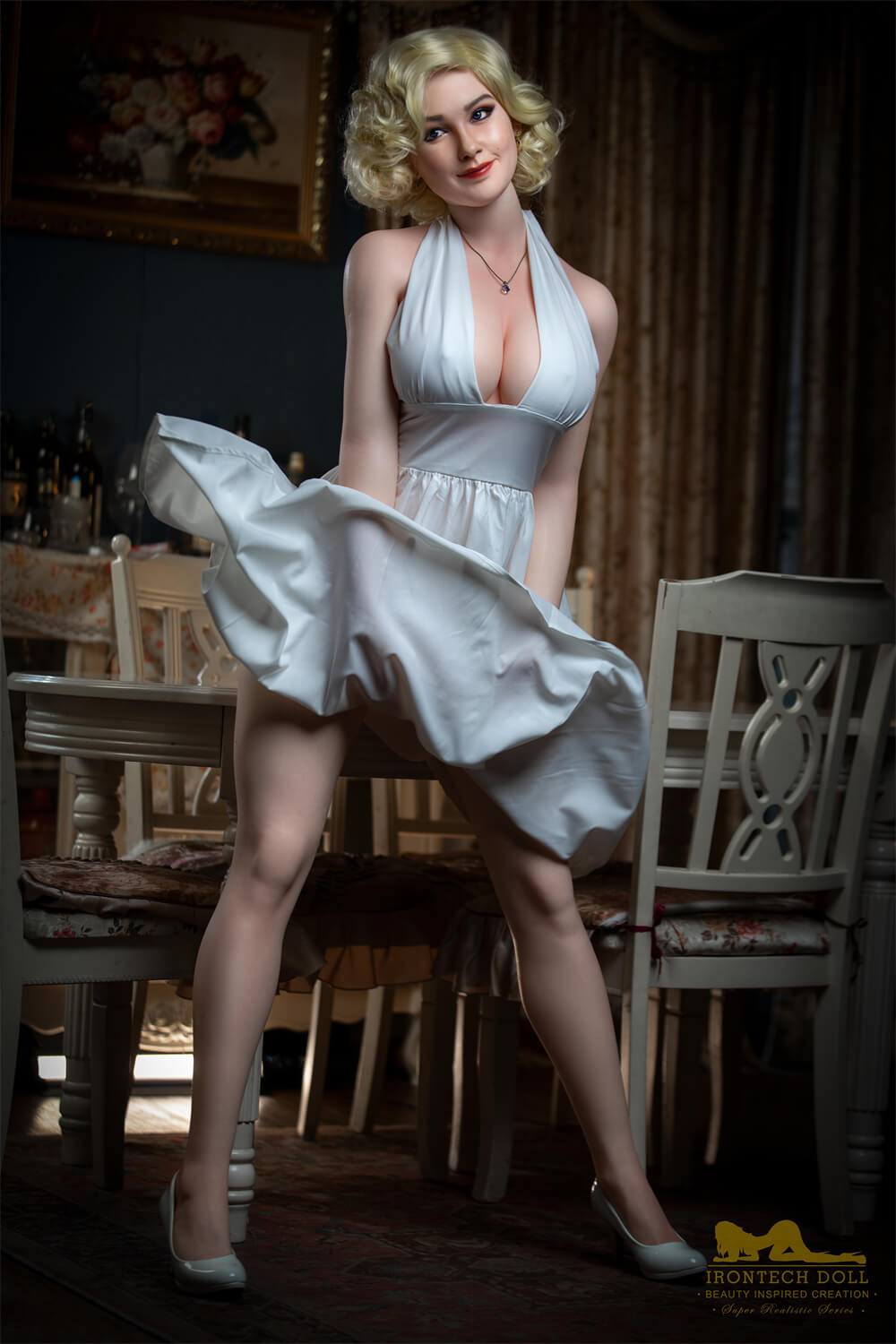 Celebrity Sex Dolls 164cm S12 Carmel Doll Celebrity Sex Dolls Carmel's allure is a reflection of the Hollywood glamour that Marilyn Monroe epitomized. With her striking beauty and sensual curves