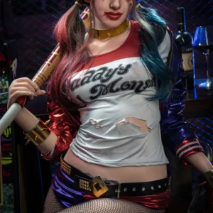 Unleash your desires with this stunning Harley Quinn sex doll. Meet  Doll Ivy