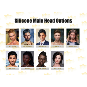Silicone Male Sex Doll Head |  Doll